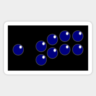 Arcade Controls Blue Magnet